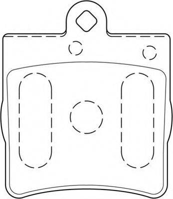 NECTO FD6795A Комплект тормозных колодок, дисковый тормоз