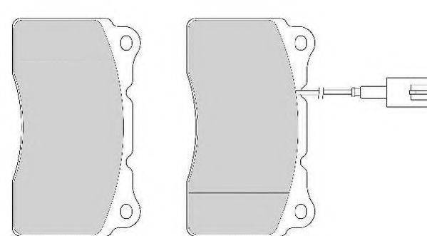 NECTO FD6868A Комплект тормозных колодок, дисковый тормоз