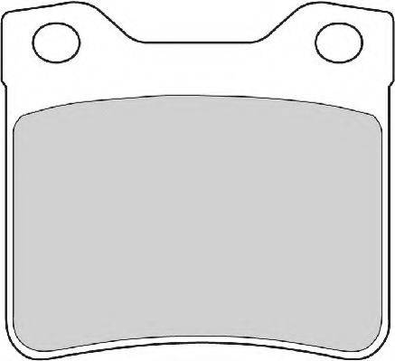 NECTO FD6865A Комплект тормозных колодок, дисковый тормоз