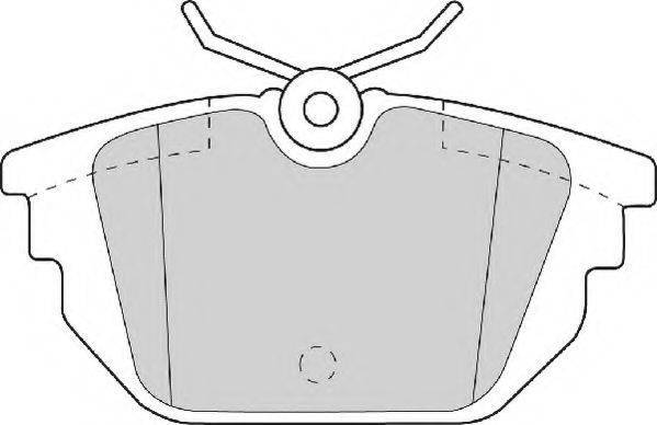 NECTO FD6714A Комплект тормозных колодок, дисковый тормоз