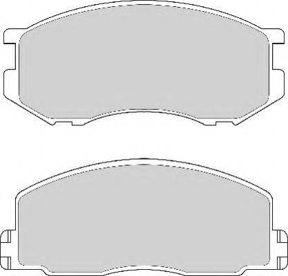 NECTO FD6265A Комплект тормозных колодок, дисковый тормоз