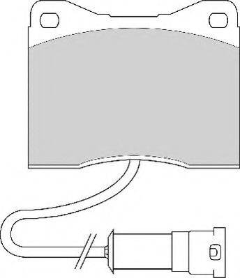 NECTO FD6339A Комплект тормозных колодок, дисковый тормоз