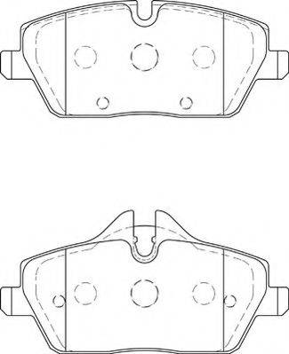 NECTO FD7314A Комплект тормозных колодок, дисковый тормоз