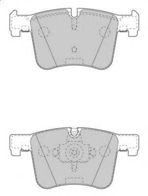 NECTO FD7536A Комплект тормозных колодок, дисковый тормоз