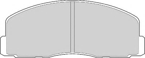 NECTO FD903A Комплект тормозных колодок, дисковый тормоз