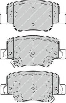 NECTO FD7462A Комплект тормозных колодок, дисковый тормоз