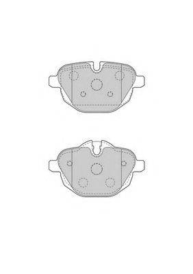 NECTO FD7521A Комплект тормозных колодок, дисковый тормоз