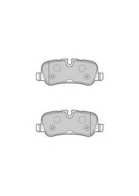 NECTO FD7524A Комплект тормозных колодок, дисковый тормоз
