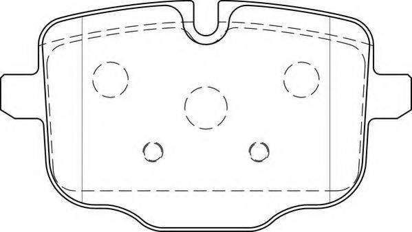 NECTO FD7527A Комплект тормозных колодок, дисковый тормоз