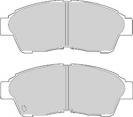 NECTO FD6584N Комплект тормозных колодок, дисковый тормоз