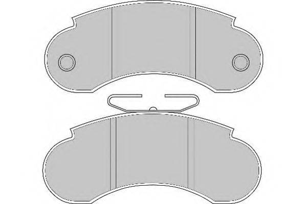 NECTO FD685N Комплект тормозных колодок, дисковый тормоз