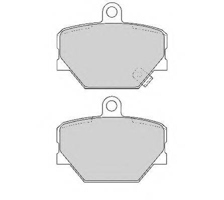 NECTO FD6774N Комплект тормозных колодок, дисковый тормоз