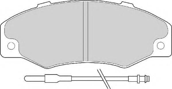 NECTO FD6089N Комплект тормозных колодок, дисковый тормоз