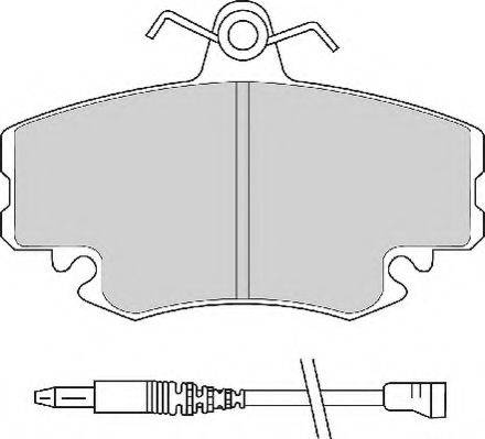 NECTO FD6483N Комплект тормозных колодок, дисковый тормоз