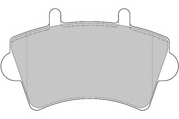 NECTO FD6893N Комплект тормозных колодок, дисковый тормоз