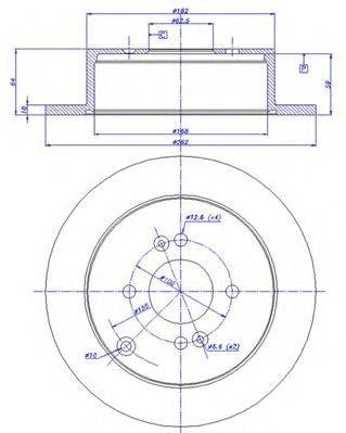 CAR 1421160 Тормозной диск