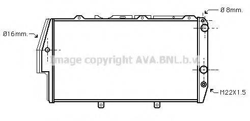 AVA QUALITY COOLING AI2055 Радиатор, охлаждение двигателя