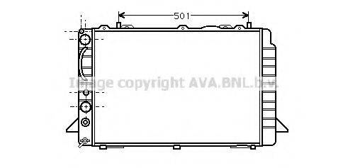AVA QUALITY COOLING AI2092 Радиатор, охлаждение двигателя