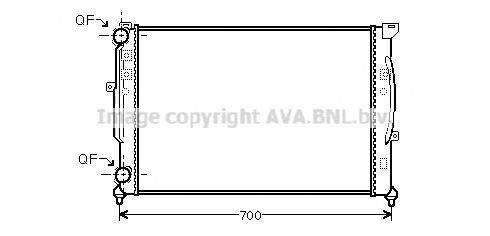 AVA QUALITY COOLING AI2189 Радиатор, охлаждение двигателя