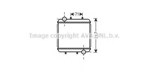 AVA QUALITY COOLING AI2310 Радиатор, охлаждение двигателя