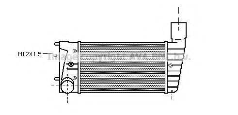 AVA QUALITY COOLING AI4134 Интеркулер