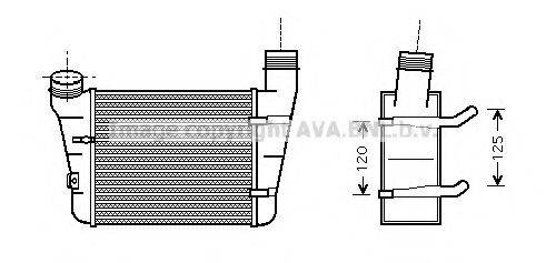 AVA QUALITY COOLING AI4221 Интеркулер