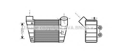 AVA QUALITY COOLING AI4283 Интеркулер