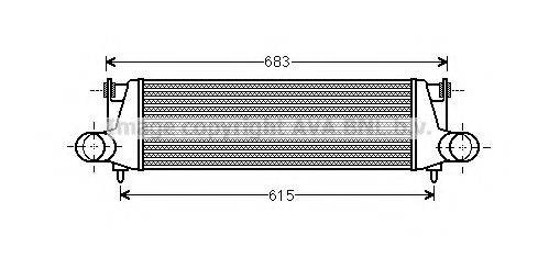 AVA QUALITY COOLING AI4307 Интеркулер