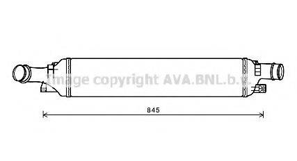 AVA QUALITY COOLING AI4358 Интеркулер