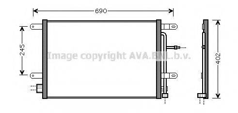 AVA QUALITY COOLING AI5238 Конденсатор, кондиционер