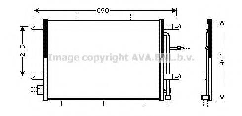 AVA QUALITY COOLING AI5239 Конденсатор, кондиционер