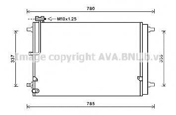 AVA QUALITY COOLING AI5368D Конденсатор, кондиционер