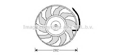 AVA QUALITY COOLING AI7502 Вентилятор, охлаждение двигателя