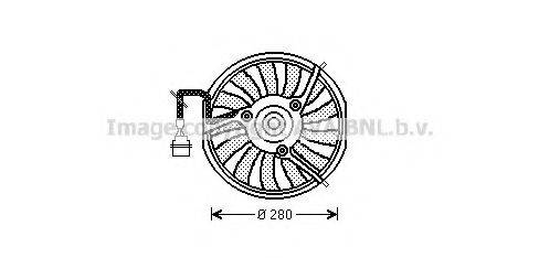 AVA QUALITY COOLING AI7511 Вентилятор, охлаждение двигателя