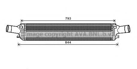 AVA QUALITY COOLING AIA4319 Интеркулер