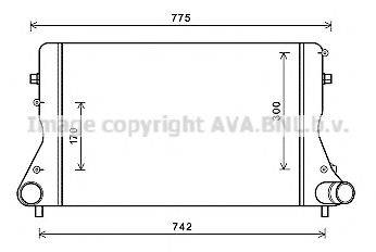 AVA QUALITY COOLING AIA4386 Интеркулер