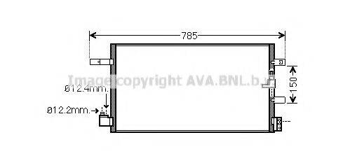 AVA QUALITY COOLING AIA5360 Конденсатор, кондиционер