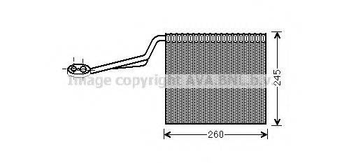 AVA QUALITY COOLING AIV322 Испаритель, кондиционер