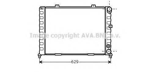 AVA QUALITY COOLING AL2054 Радиатор, охлаждение двигателя