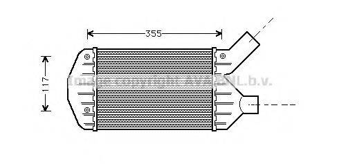 AVA QUALITY COOLING AL4066 Интеркулер