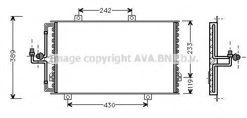 AVA QUALITY COOLING AL5060 Конденсатор, кондиционер