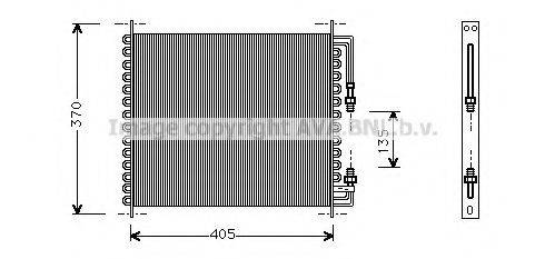AVA QUALITY COOLING AL5064 Конденсатор, кондиционер