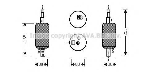 AVA QUALITY COOLING ALD001 Осушитель, кондиционер