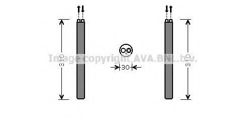 AVA QUALITY COOLING ALD098 Осушитель, кондиционер