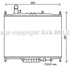 AVA QUALITY COOLING AU2225 Радиатор, охлаждение двигателя