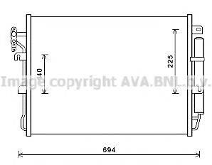 AVA QUALITY COOLING AUA5215D Конденсатор, кондиционер