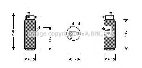 AVA QUALITY COOLING AUD144 Осушитель, кондиционер