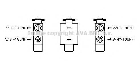 AVA QUALITY COOLING BW1093 Расширительный клапан, кондиционер