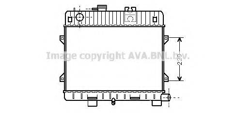 AVA QUALITY COOLING BW2031 Радиатор, охлаждение двигателя
