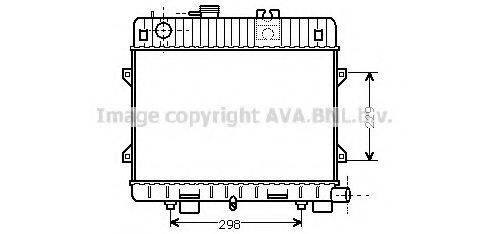 AVA QUALITY COOLING BW2032 Радиатор, охлаждение двигателя